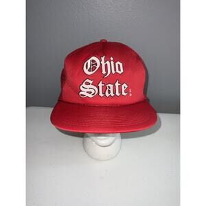 Vintage 90s OSU Ohio State Buckeyes Snapback Cobra Cap Hat